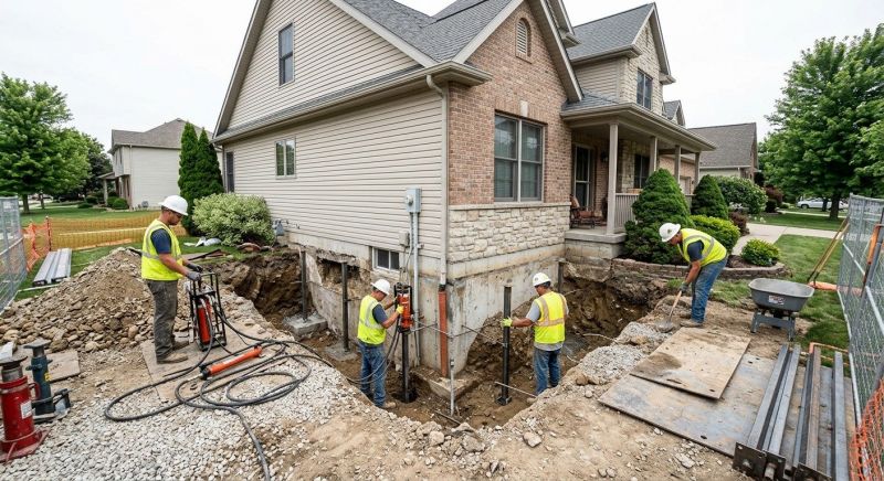 Building Foundation Repair in Concord, NC