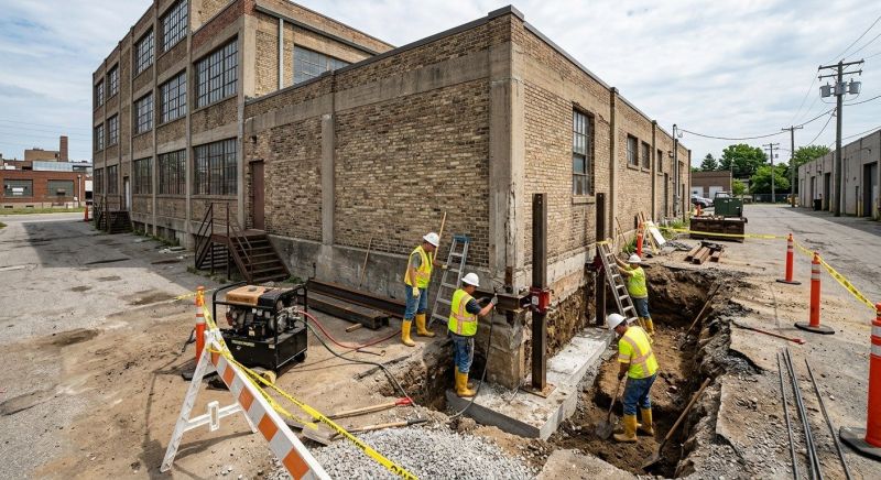 Building Foundation Repair in Iron Station, NC