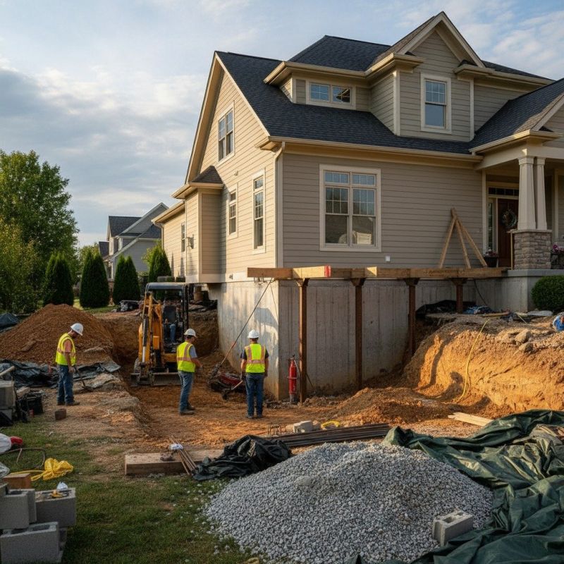 Building Foundation Repair in Matthews, NC