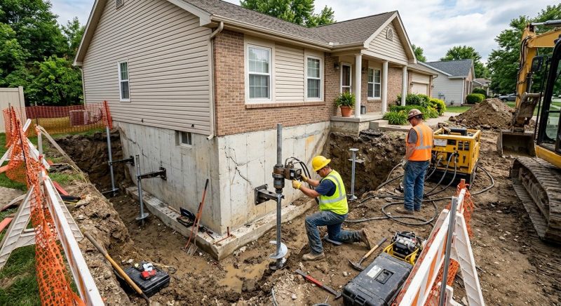 Building Foundation Repair in Union County, NC