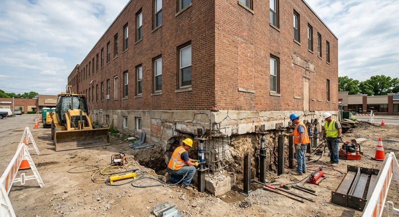 Commercial Foundation Repair in Charlotte, NC