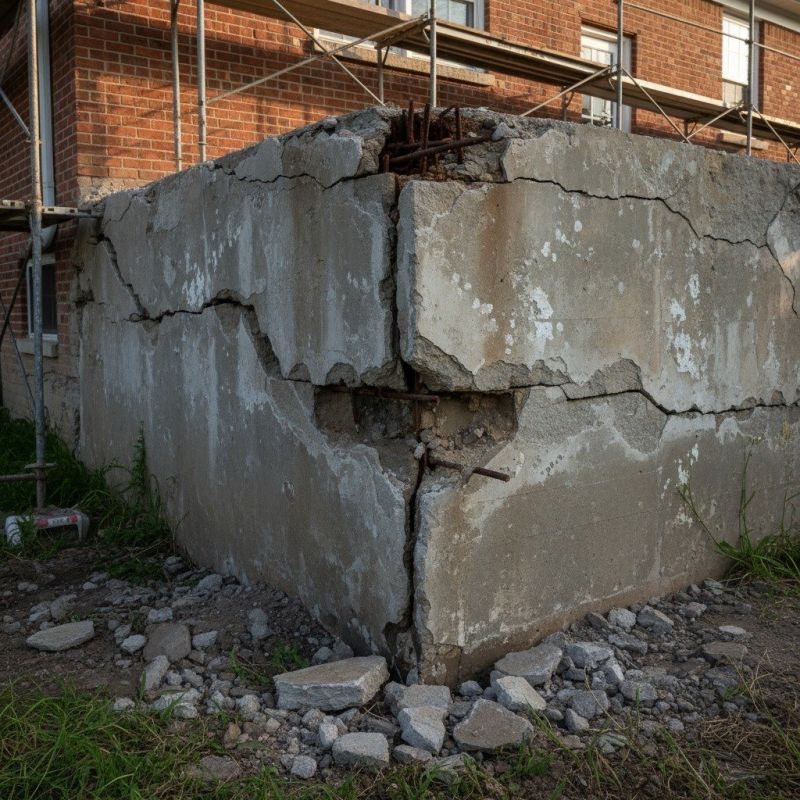 Cracked Foundation Repair in Kannapolis, NC