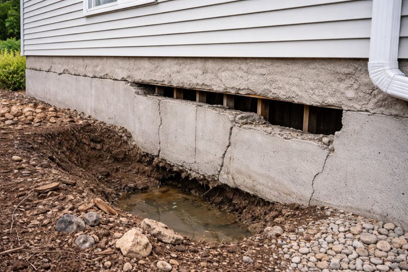 Foundation Damage Repair in Cabarrus County, NC