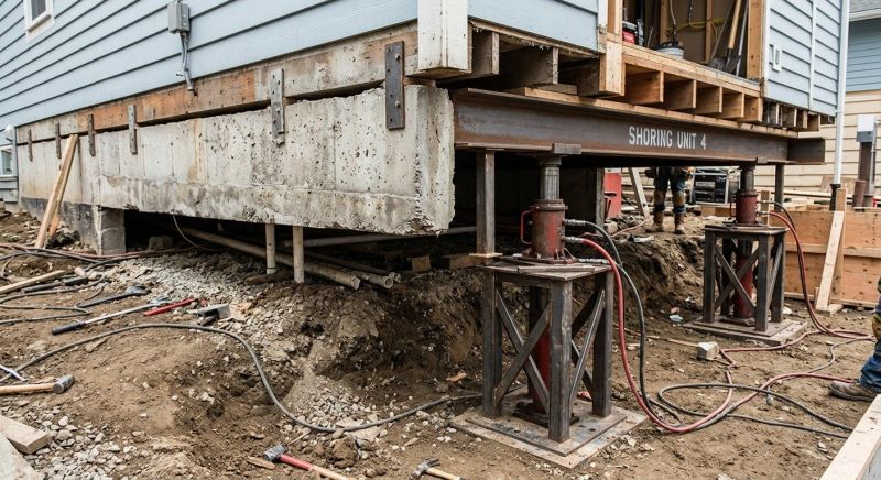 Foundation Jacking in Cabarrus County, NC