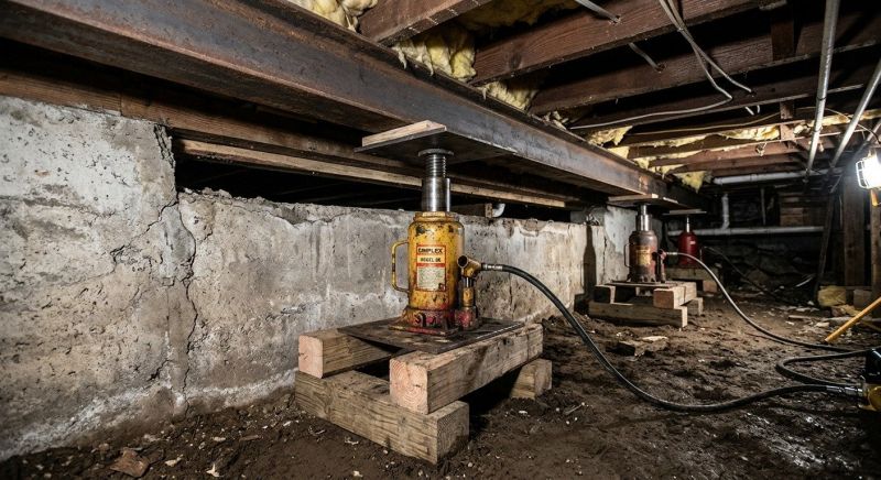 Foundation Jacking in Davidson, NC