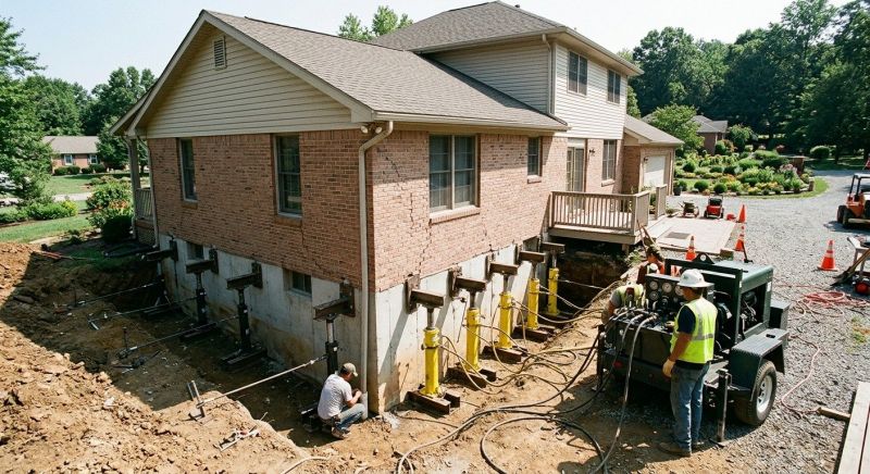Foundation Jacking in Kannapolis, NC
