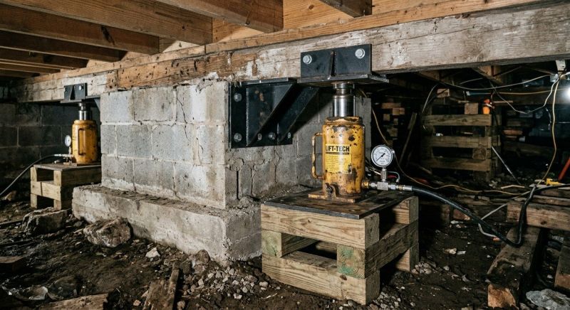 Foundation Jacking in Locust, NC