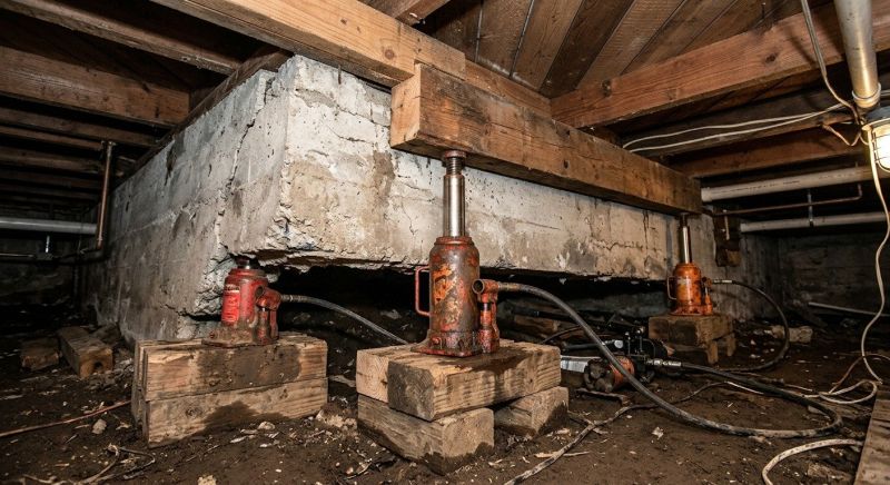 Foundation Jacking in Mooresville, NC