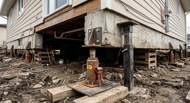 Foundation Jacking in Waxhaw, NC
