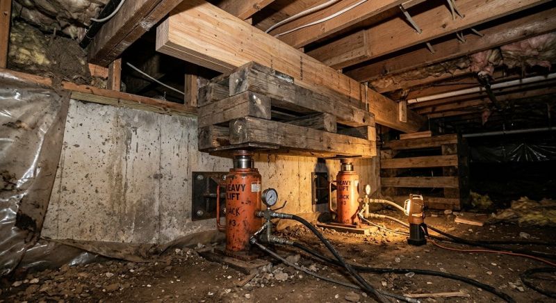 Foundation Jacking in York County, SC