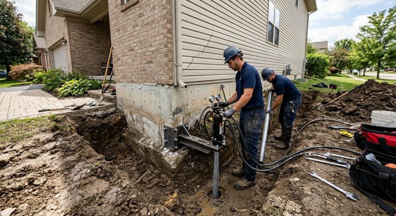 Foundation Settlement Repair in Charlotte, NC