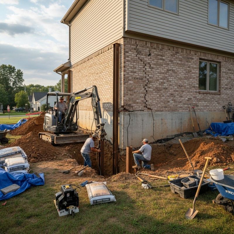 Foundation Structural Repair in Mount Holly, NC