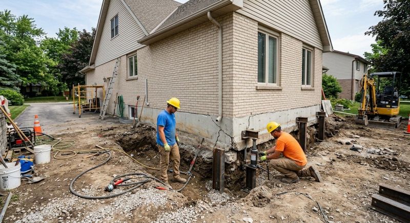 Helical Piers Installation in Charlotte, NC