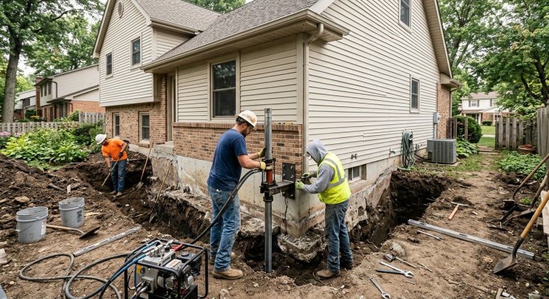 House Foundation Repair in Mount Pleasant, NC