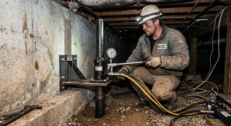 Settling Foundation Service in Mooresville, NC